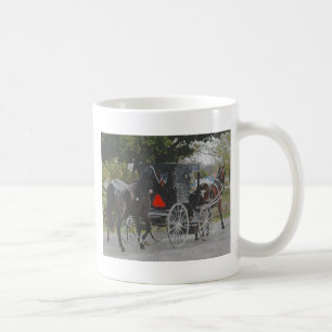 Mug Ramener le nouveau cheval chez lui La voie Amish