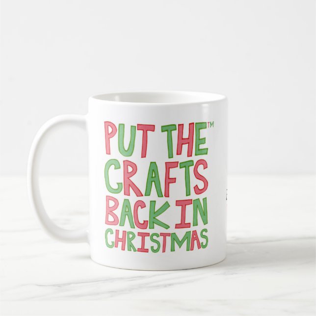 Mug Ramenez l'artisanat à Noël (Gauche)