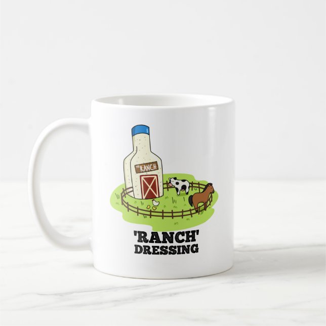 Mug Ranch Dressing Funky Food Pun (Gauche)
