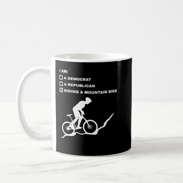 Mug Randonnée À VTT Vélos À Vélo À Vélo À Vélo (Gauche)