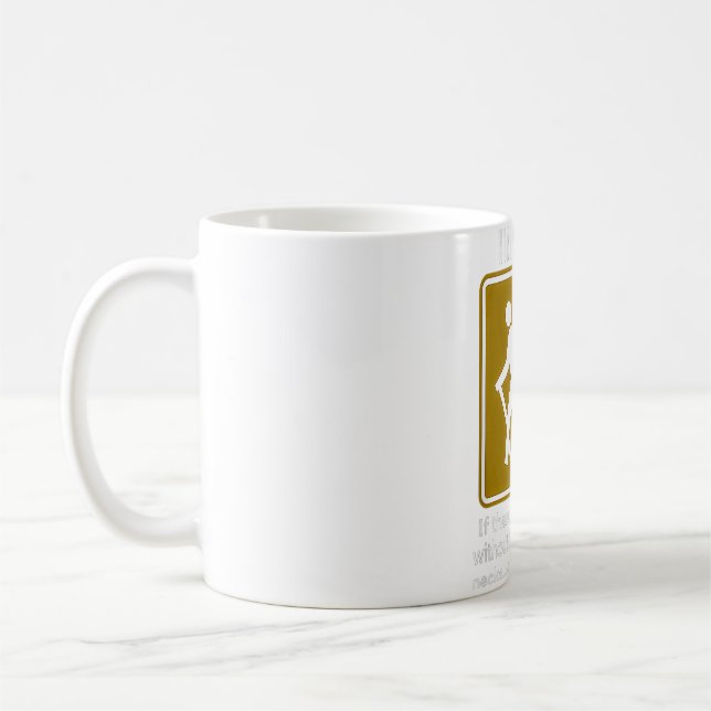 Mug Randonnée Est Moins Cher Que Thérapie Drôle Randon (Gauche)