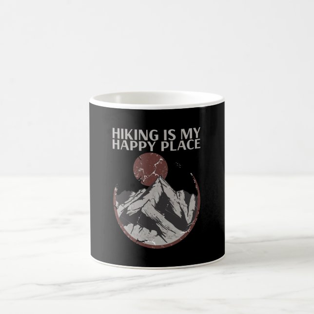 Mug Randonnée - Randonnée Est Mon Endroit Heureux (Centre)
