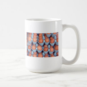 Mug Rangées des oeufs Brown