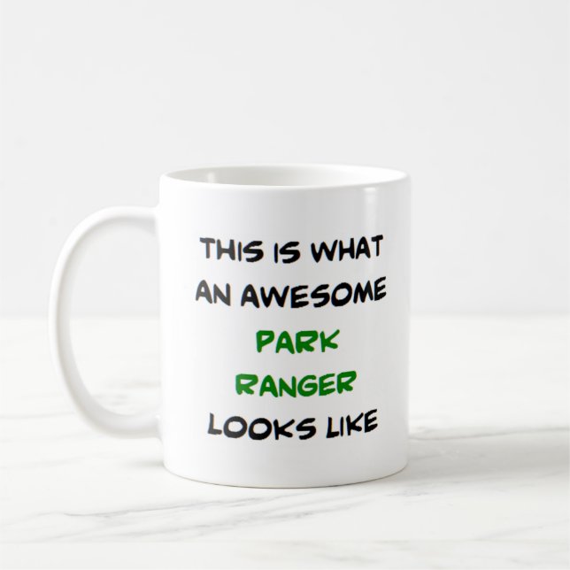 Mug ranger de parc, génial (Gauche)