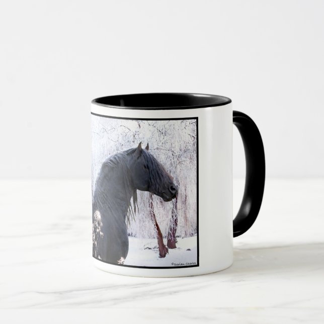 Mug "Raphael & Snowy Trees" (Devant droit)