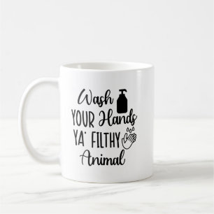 Mug Rappel simple et amusant de se laver les mains pou