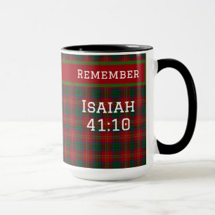 Mug Rappellez-vous Esaïe 41: 10 Soyez intrépides Foi c