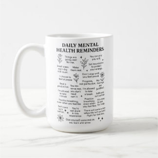 Mug Rappels quotidiens en santé mentale