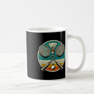 Mug Raquettes de badminton vintage volants raquettes c