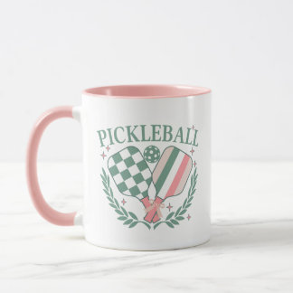 Mug Raquettes de pickleball croisées