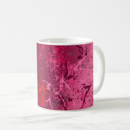 Mug Raspberry Flurry : Art de projection abstrait