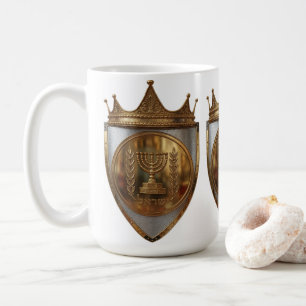 Mug Rayel Hébreu Suiveur de Crête Dorée 
