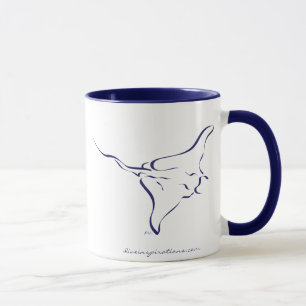 Mug Rayon de Manta de vol