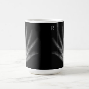 Mug Rayon X numérique supplémentaire, main droite et m