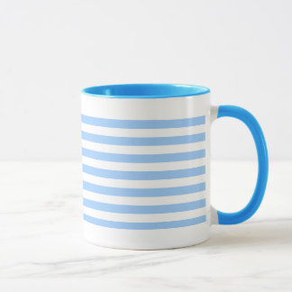 Mug Rayures Blanc-Bleues