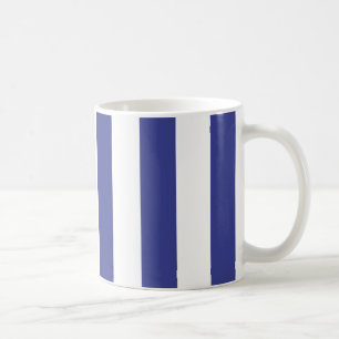 Mug Rayures bleues et blanches