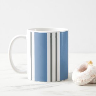 Mug Rayures Bleues et Blanches Côtières