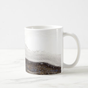 Mug Rayures de courant de neige d'hiver