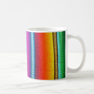 Mug Rayures guatémaltèques verticales de tissu