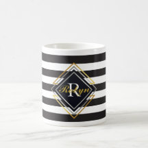 Rayures Luxe de monogramme