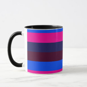 Mug Rayures néon de minuit