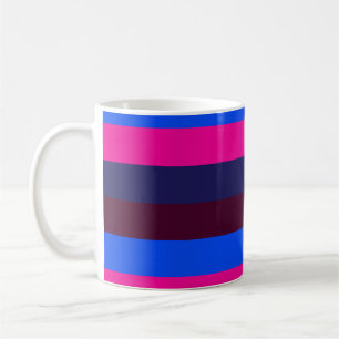 Mug Rayures néon de minuit