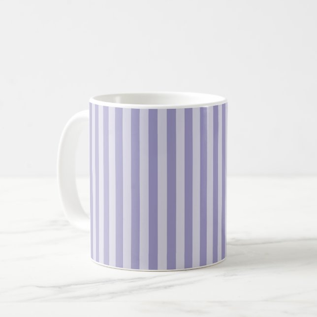 Mug Rayures violettes (Devant gauche)