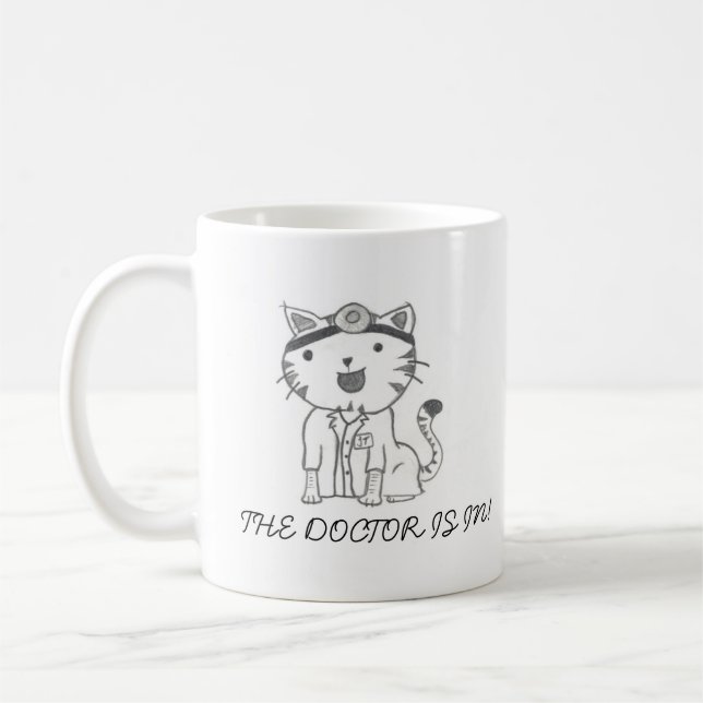 Mug Razzle Dazzle Chat Docteur (Gauche)