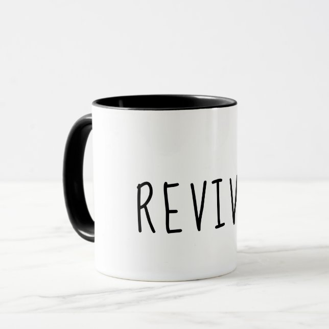Mug Réactiver le texte (Devant gauche)