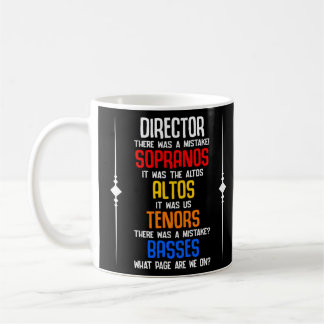 Mug Réalisateur Sopranos Alto Tenor Basses Choir te