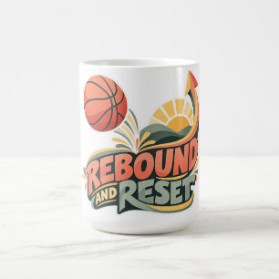 Mug Rebond et Réinitialisation Basketball Sunrise