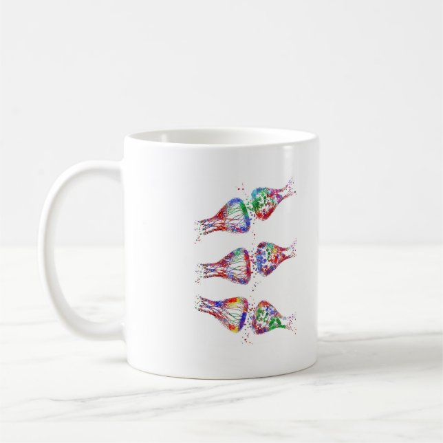 Mug Récepteur de synapse, neurologie, art médical (Gauche)