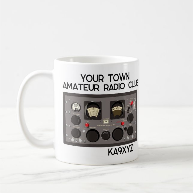 Mug Récepteur radio classique Hammarlund SP-600 (Gauche)