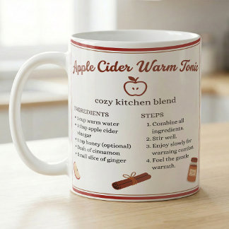 Mug Recette de cidre de pomme Rituel automnal conforta