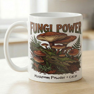 Mug Recette de thé Fungi Power Mushroom Lover