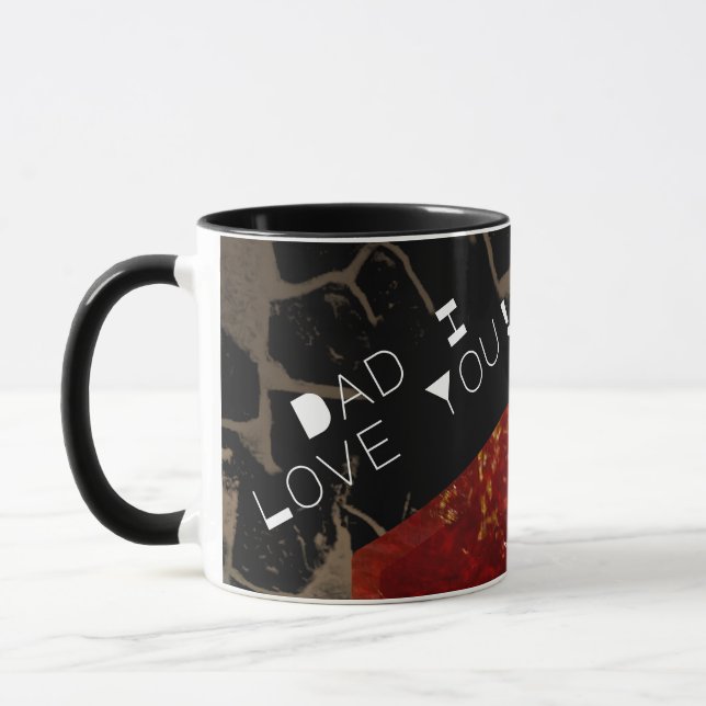 Mug Réchauffement climatique - Maison en feu - Fête du (Gauche)