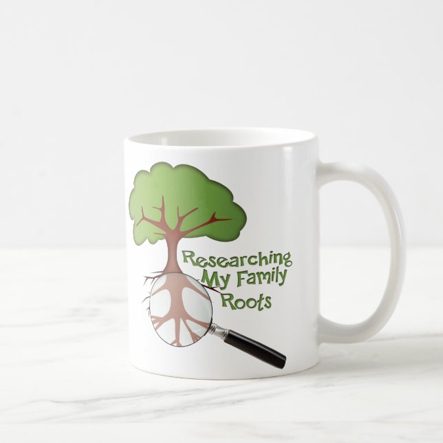 Mug Recherche sur les racines de ma famille (Droite)