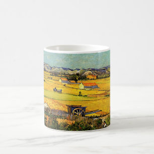 Mug Récolte à La Crau, Montmajour par Vincent van Gogh