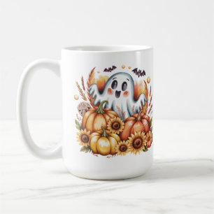 Mug Récolte d'Halloween Fantomatique Mignonne d'Automn