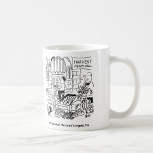 Mug Récolte Festival Service de l'église avec orgue de