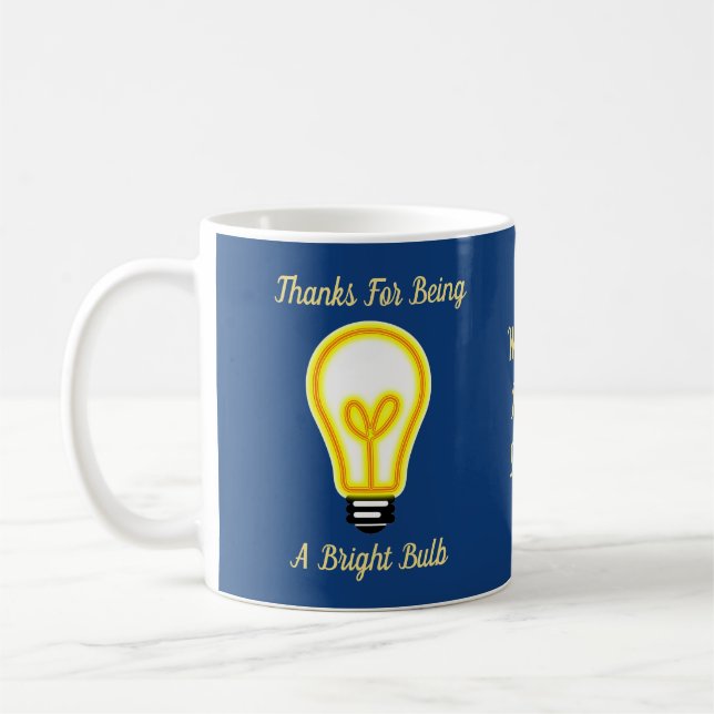 Mug Reconnaissance des employés par une ampoule lumine (Gauche)