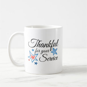 Mug Reconnaissant pour votre jour de vétérans de //de
