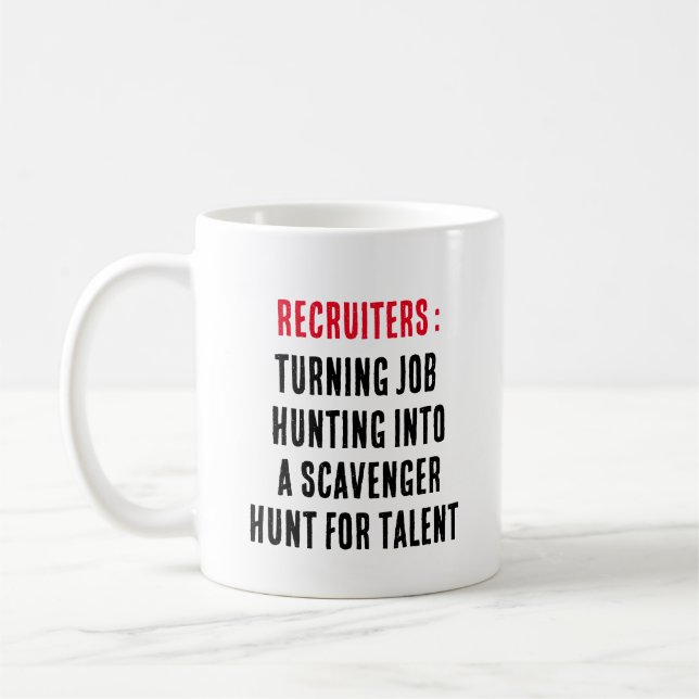 Mug Recruteurs : Transformer la recherche d'emploi en  (Gauche)