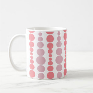 Mug Rectangles roses modernes