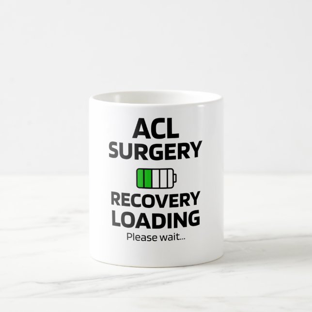 Mug Récupération de la chirurgie ACL| Survivant de la  (Centre)