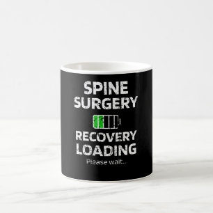 Mug Récupération de la chirurgie de la colonne vert