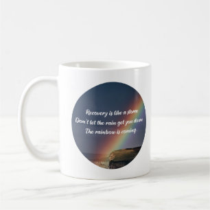 Mug Récupération de la dépendance Citation inspirante 