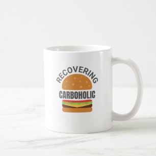 Mug Récupérer Carboholic Funny Low Carb Keto Diet