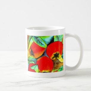 Mug Red Apples aquarelle art original