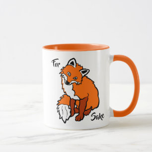 Mug Red Fox, pour l'amour drôle personnalisable